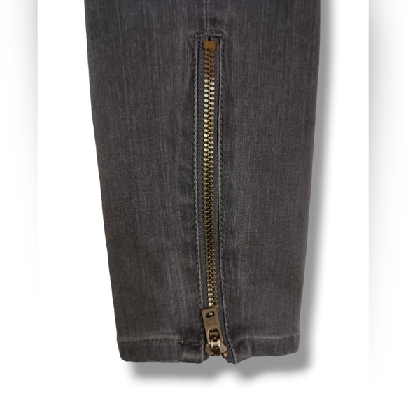 Madewell Skinny Ankle Zip Jeans in Shark Grey $128 - Picture 5 of 8